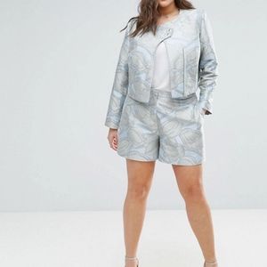 ASOS Curve Spring Bloom Jacquard Jacket